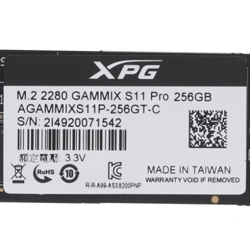 A-DATA XPG Gammix S11 Pro AGAMMIXS11P-256GT-C 256GB фото 2