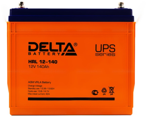 Аккумуляторная батарея Delta HRL 12V 140Ah фото 2