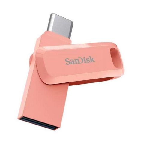 SanDisk Ultra Dual Drive Go 64GB розовый фото 2