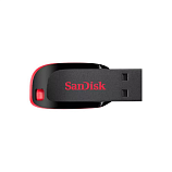 SanDisk Cruzer Blade 128GB черно-красный