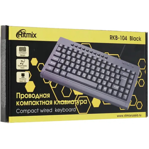 Клавиатура Ritmix RKB-104 фото 3