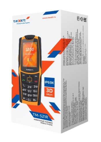 Texet TM-521R черно-оранжевый фото 5