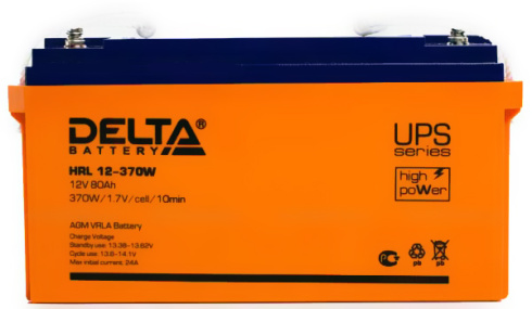 Аккумуляторная батарея Delta HRL 12V 80Ah W фото 2