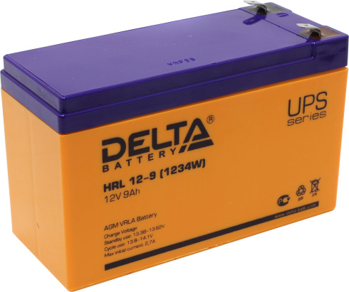 Аккумуляторная батарея Delta HRL 12V 9Ah фото 1