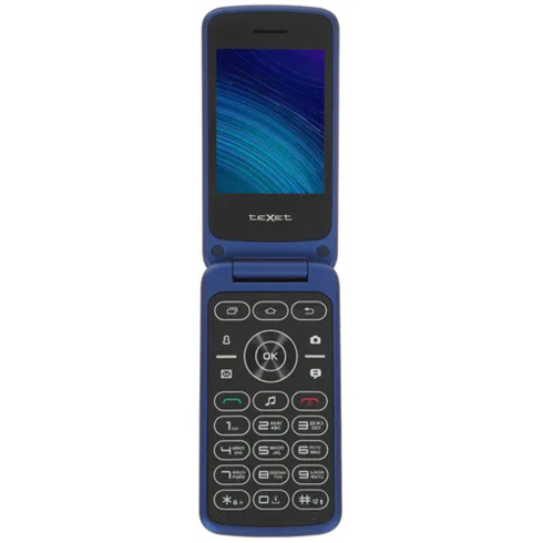 Мобильный телефон Texet TM-408 синий фото 1