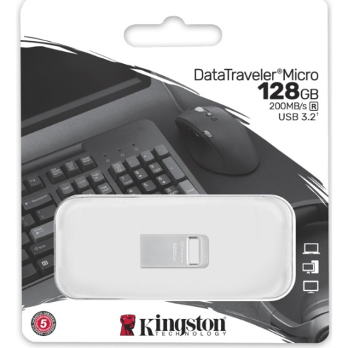 Kingston DataTraveler Micro 128GB фото 3