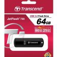 Transcend JetFlash 700 64Gb черный фото 2