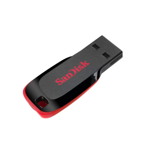 SanDisk Cruzer Blade 128GB черно-красный фото 2