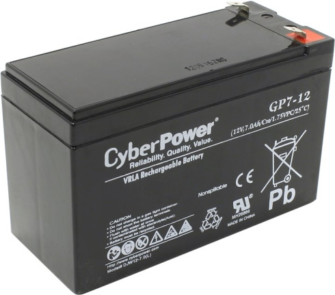 Аккумуляторная батарея CyberPower 12V 7Ah фото 1