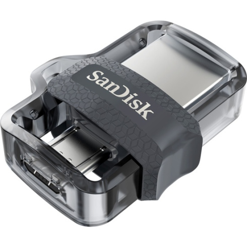 SanDisk Ultra Dual Drive 128GB черный фото 2