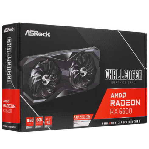 ASRock Radeon RX 6600 Challenger D 8GB фото 5
