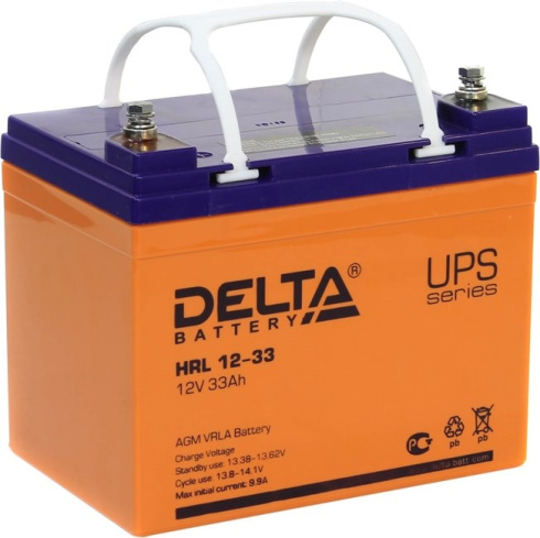 Аккумуляторная батарея Delta HRL 12V 33Ah фото 1