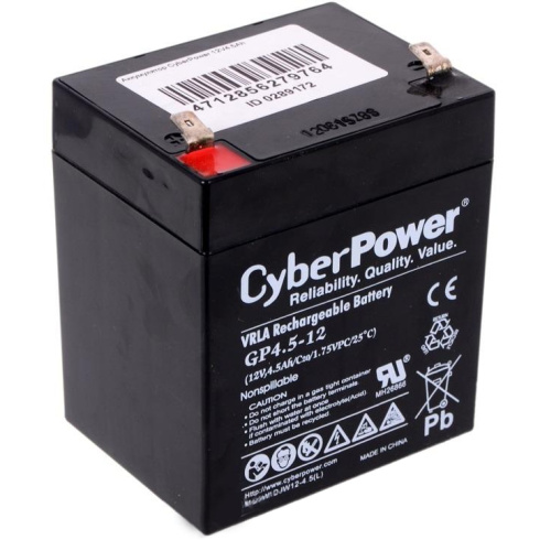 Аккумуляторная батарея CyberPower 12V 4.5Ah фото 1