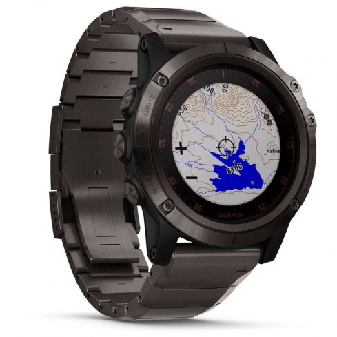Garmin Fenix 5X Plus Sapphire титан фото 4