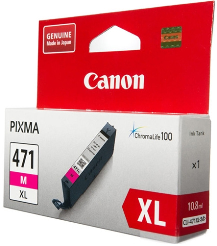 Canon CLI-471XLM пурпурный фото 2
