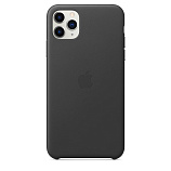 Apple Leather Case для iPhone 11 Pro Max черный
