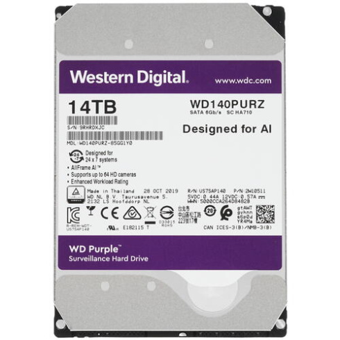 Western Digital Purple 14TB фото 1