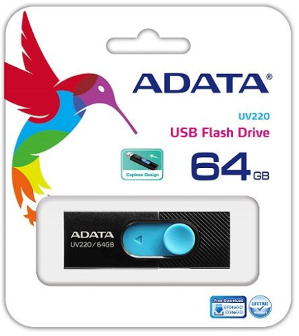 ADATA UV220 64GB черный фото 3