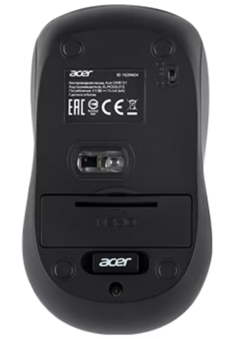 Acer OMR131 черный оптич. 1000dpi беспров. USB для ноутбука 3but  фото 5