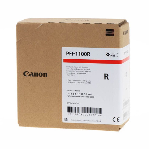 Canon PFI-1100 R красный фото 1