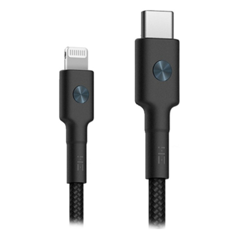 USB C to Lightning Xiaomi ZMI AL872 MFi 30 см Черный фото 2