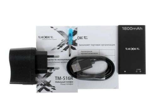 Texet TM-516R черный фото 4