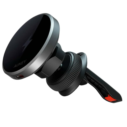 автомобильное Aukey MagFusion Dash HD-MC13 USB Type-C серый фото 4