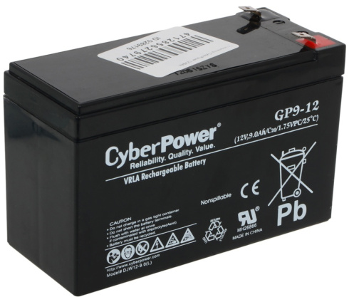 Аккумуляторная батарея CyberPower 12V 9Ah фото 2
