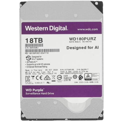 Western Digital Purple 18TB фото 1
