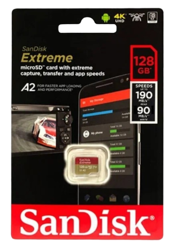 SanDisk Extreme microSDXC 128Gb фото 2