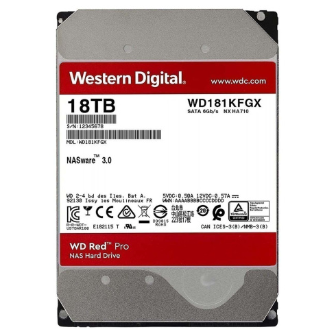 Western Digital Red Pro 18Tb фото 1