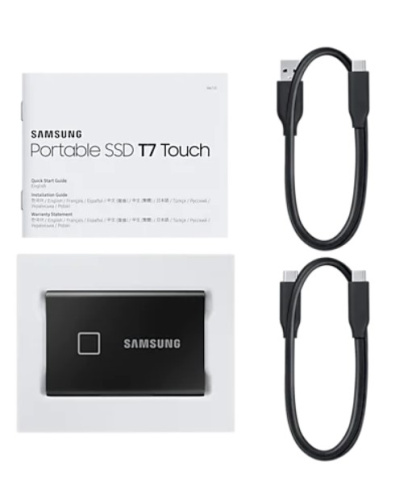 Samsung T7 Touch 500Gb черный фото 5