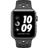 Apple Watch Nike+ Series 3 38 мм серый космос/антрацитовый/черный