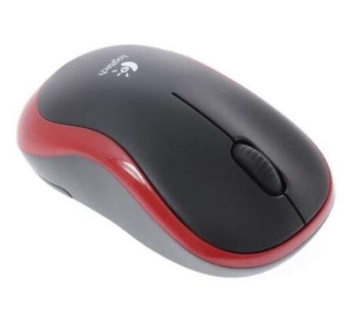 Logitech Wireless Mouse M185 Red фото 2
