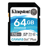 Kingston Canvas Go! Plus SD 64GB