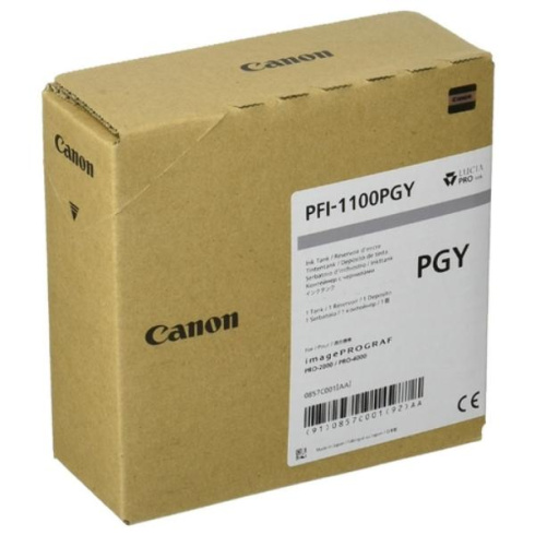 Canon PFI-1100 PGY серый фото 2