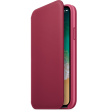 Apple Leather Folio для iPhone X лесная ягода фото 3