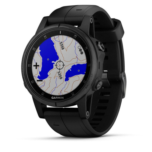 Garmin Fenix 5S Plus Sapphire черный фото 7