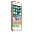 Apple Leather Case для iPhone 8 / 7 золотисто-коричневый фото 2