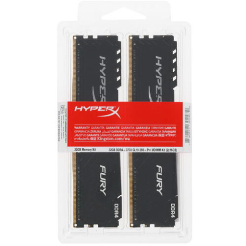 Kingston HyperX Fury HX437C19FB3K2/32 2x16GB фото 3