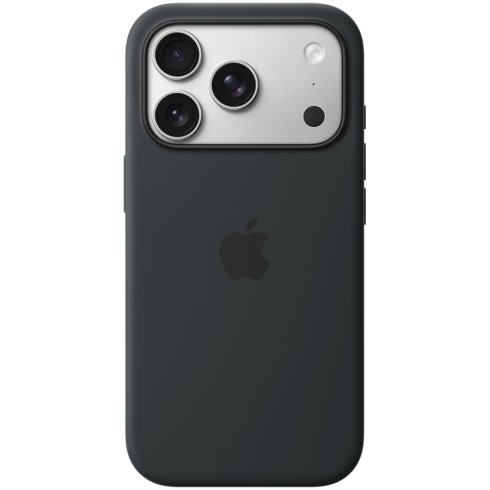 iPhone 17 Pro Silicone Case with MagSafe - Black,Model A3559 фото 1
