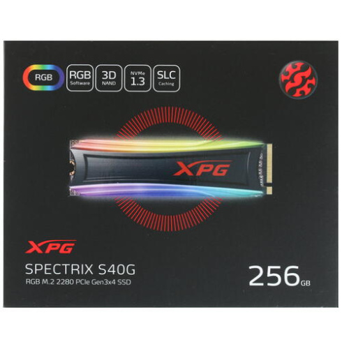 A-DATA XPG Spectrix S40G RGB AS40G-256GT-C 256GB фото 3