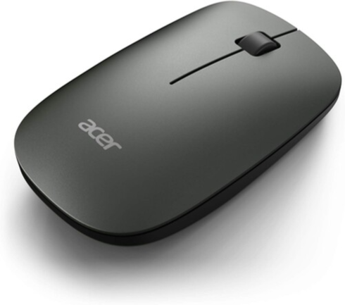 Acer Wireless Slim Mouse M502 WWCB, w/ Chrome logo, Space Gray (Retail pack) фото 4