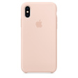 Apple Silicone Case для iPhone XS розовый песок фото 1