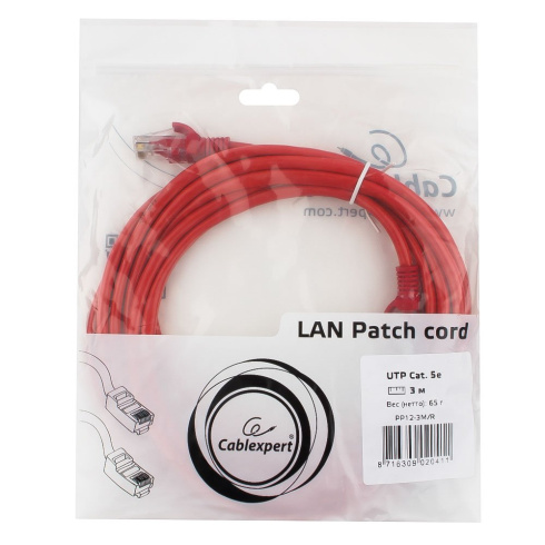 Cablexpert UTP 5e-Cat PP12-3M/R фото 3