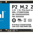 Crucial P2 250GB фото 1