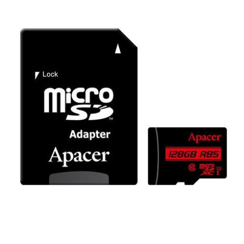 Apacer MicroSDXC R85 UHS-I U1 128GB фото 1