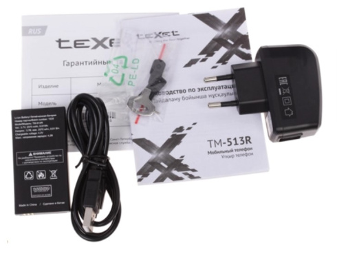 Texet TM-513R черно-оранжевый фото 4