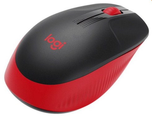 Logitech Wireless Mouse M190 Red фото 3