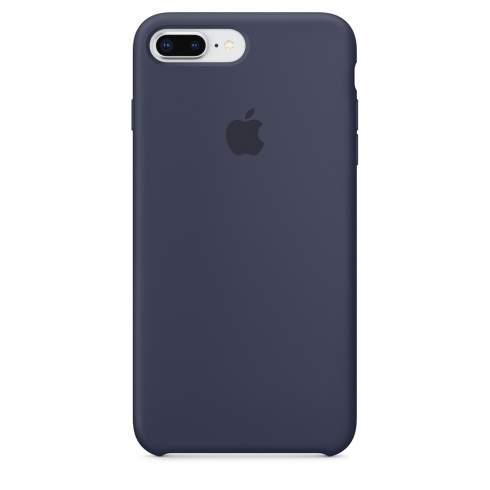 Apple Silicone Case для iPhone 8 Plus / 7 Plus темно-синий фото 1